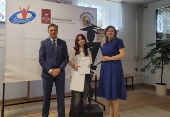 Sukces naszej uczennicy w og&oacute;lnopolskim konkursie &bdquo;Podziel się wiedzą w Światowym Tygodniu Pieniądza 2026&rdquo;.